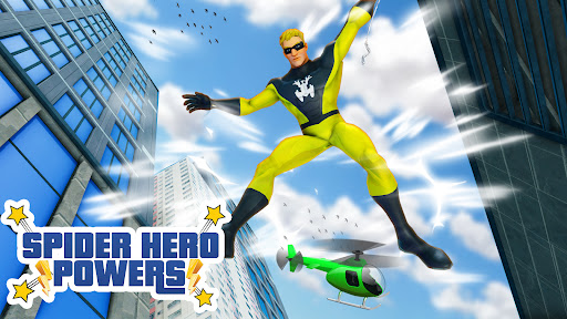 Android application Spider Hero Power Fighter Game screenshort