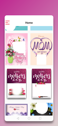 Android application Mothers Day Photo Frame 2024 screenshort