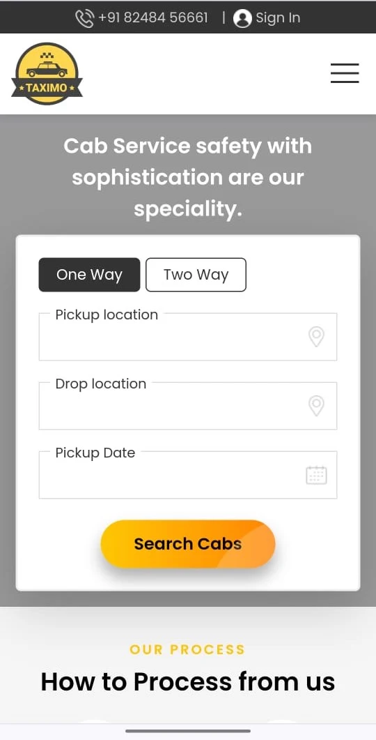 Taximo Cab Booking