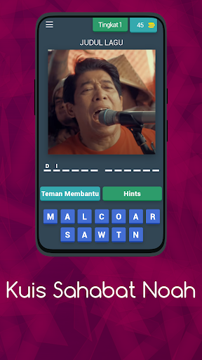 Android application Kuis Sahabat Noah Lagu & Lirik screenshort