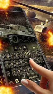 Military Tanks Tema de teclado