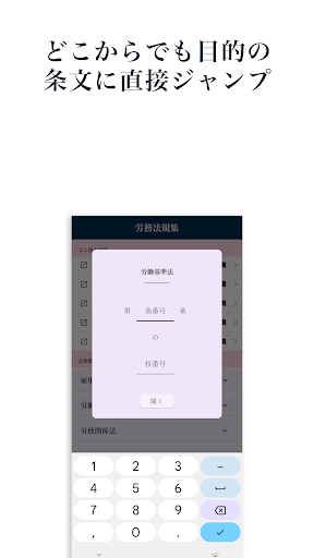 労務法規集：労務に特化したプロフェッショナル用六法 Screen 2