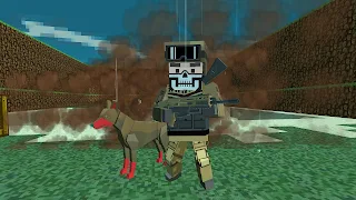 Blocky Combat Swat Zombie 1 - Screenshot 2