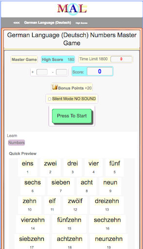 German M(A)L Screen 2