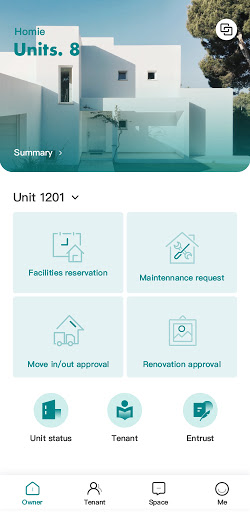 Android application myhomie screenshort