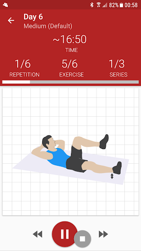 Abs workout A6W - flat belly at home 10.2.1 screenshots 1