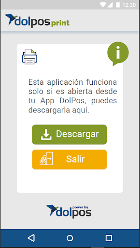 Android application DolPos Print screenshort