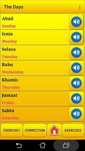 Learning Malay Language (lesso Screen 3
