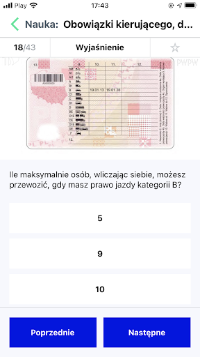 Android application Testy na prawo jazdy 2023 screenshort