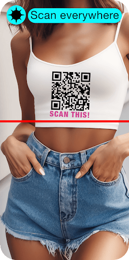 Android application Vlepo - QR & Barcode Scanner screenshort