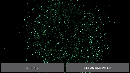 Gyro Particles 3D Live Wallpap Screenshot