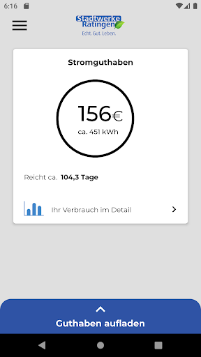 Android application Echt.Strom - Prepaid screenshort