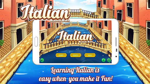 Italian Vocabulary Bubble Bath Screenshot 2 - AppWisp.com