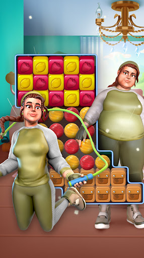 Screenshot of Fit Blast: Toon Cube Puzzle
