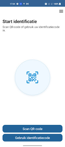 Android application Identification app AMP Groep screenshort