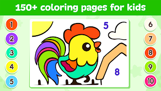Game screenshot Coloring for Kids: By Number mod apk