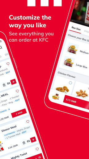 KFC Oman Screenshot