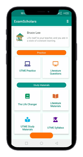 Examscholars CBT Practice 2024 Screen 2
