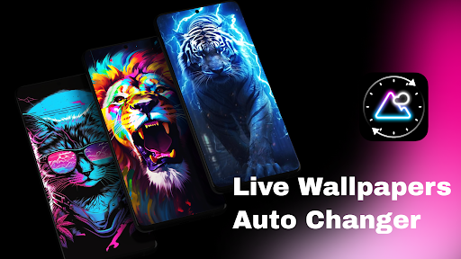 Android application Live Wallpapers - Auto Changer screenshort
