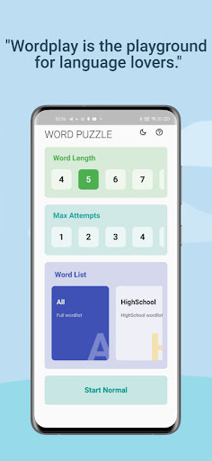 Android application Word Play screenshort