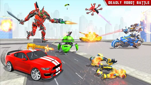 Robot car sale battle