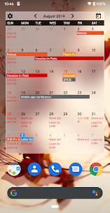 Calendar Widgets Premium Apk: Month Agenda calendar (Paid Features Unlocked) 1