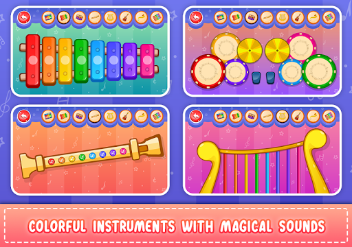 Kids Piano: Animal Sounds & musical Instruments 1.1 APK screenshots 3