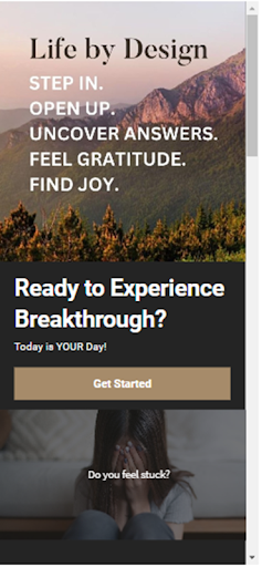 Android application LifebyDesign screenshort
