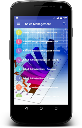 Android application Sales Management screenshort
