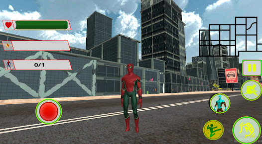 Spider RopeHero Man Fight Game 1.0 APK + Mod (Unlimited money) for Android