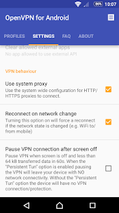 OpenVPN für Android Screenshot