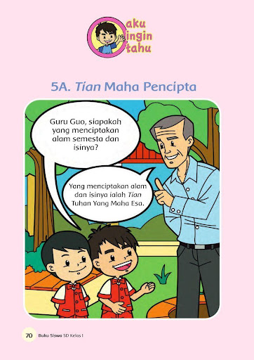 Kelas 1 SD Agama Khonghucu - Busis BSE K13 Rev2017