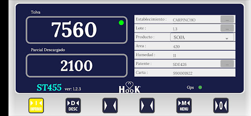 Android application ST455 - Jaguar screenshort