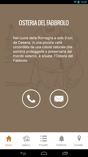 Android application Fabbrolo screenshort