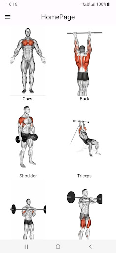 Android application FitChat: Group Fitness Chats screenshort