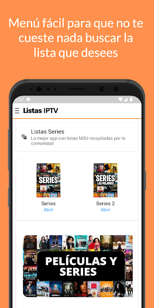 Captura 12 Listas IPTV y M3U actualizadas android