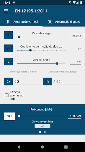 Visualização do aplicativo