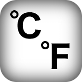 Celsius Fahrenheit thermometer icon