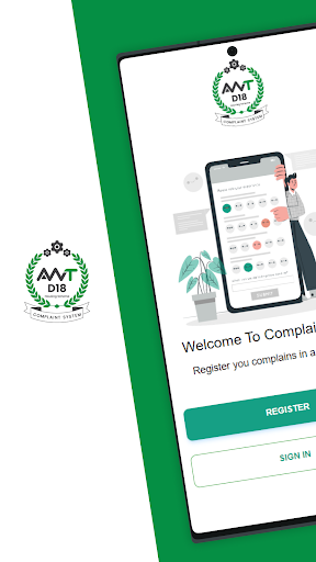 Android application AWT D18 Complaint System screenshort
