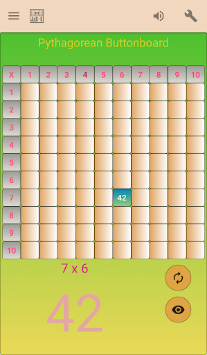 Multiplication Tables Buttons Screenshot 2 - AppWisp.com