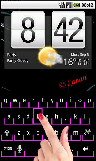 KB Skin : DarkPurple Screen 3