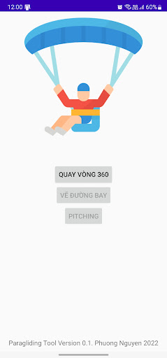 Android application ParaglidingTools screenshort