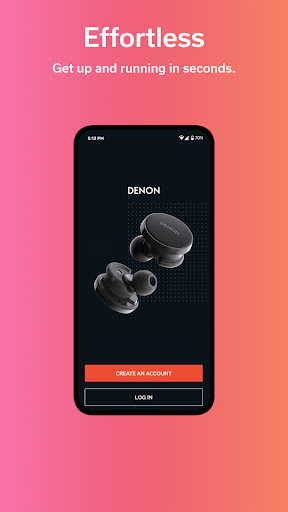 Android application Denon Headphones screenshort
