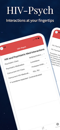 Android application HIV-Psychiatric screenshort
