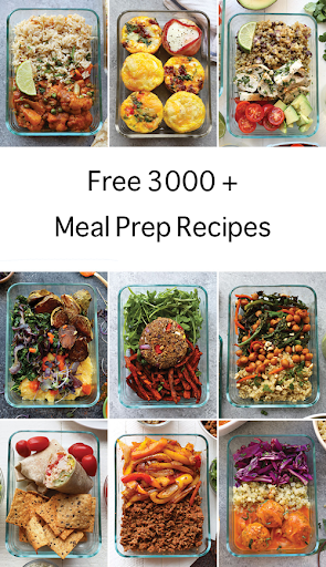 Android application Free 3000+ Meal Prep Recipes screenshort