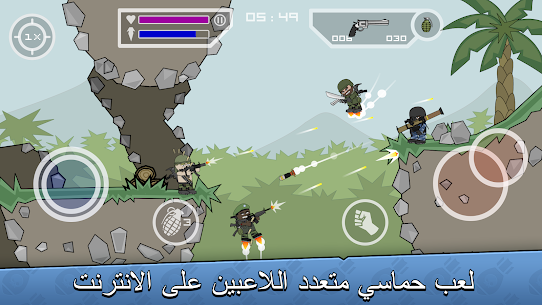 تحميل لعبة Mini Militia – Doodle Army 2 مهكرة للاندرويد [آخر اصدار] 1