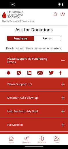 LLS FUNRaise Screen 3