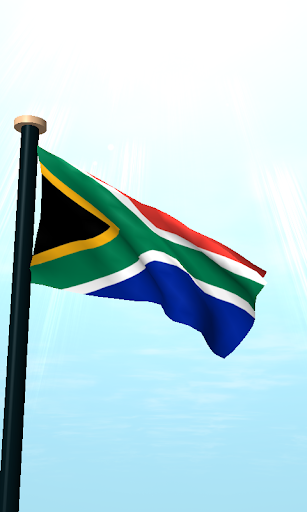 South Africa Flag 3D Wallpaper Screen 2