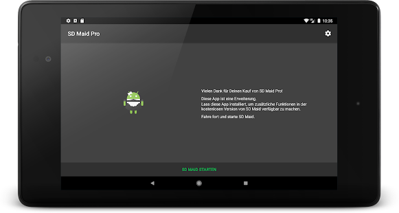 SD Maid 1 Pro: Lizenzschlüssel Captura de pantalla