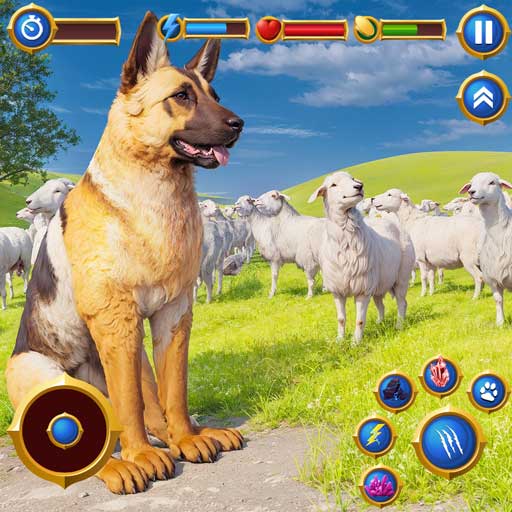 Wild Shepherd Dog Life Sim 3D